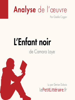 cover image of L'Enfant noir de Camara Laye (Analyse de l'oeuvre)